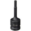 Grey Pneumatic (2906M) 1/2" Drive x 6mm Hex Driver Socket