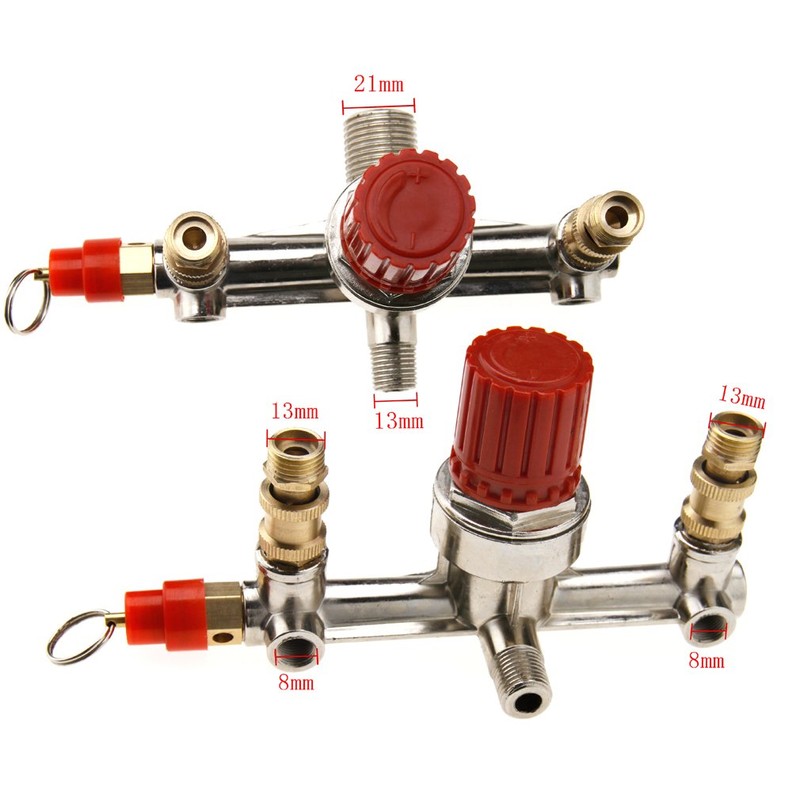 For Compressed Air Double Pressure Monitor Pressure Regulator Holder Compressor