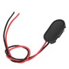 9V Battery Clip Connector I Tinned Wire Leads 150mm Black