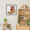 FREEBLOSS DIY Cross Stitch Wall Hanging Kit Boots Full of