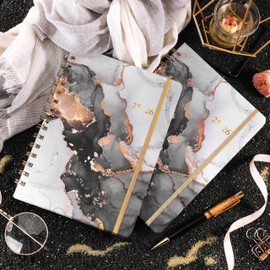 Planner 2025-2026 - Academic Planner 2025-2026, 6.3" x 8.4", JUL.2025 - JUN.2026, Weekly Monthly Calendar with 12 Monthly Tabs, Back Pocket Perfect Daily Organizer