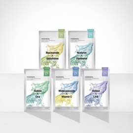 Mediheal Derma Synergy Wrapping Mask (4 sheets, choose 1 of 5) - Trouble Soothing 4 Sheets / 메디힐 더마 시너지 랩핑 마스크 4매 5종 택 1 - 트러블 진정 4매