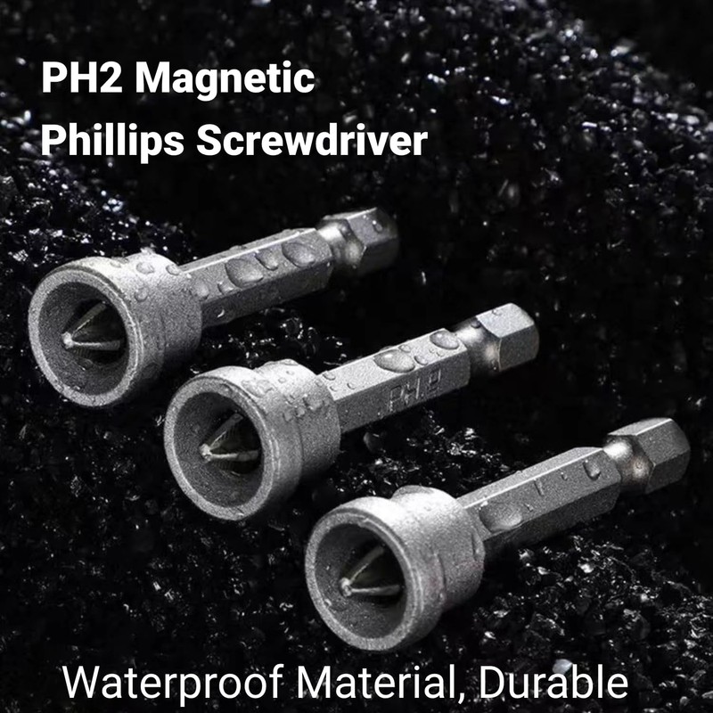 10 Pieces Drywall Bit, 50 mm Hex Screwdriver Bit Set