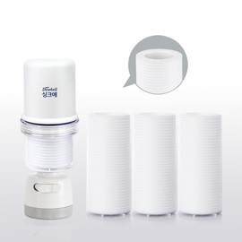 Duvel kitchen sink filter High-quality filter for sink Cobra 12 months supply (total 4 filters) Removes rust, foreign substances, and chlorine / 듀벨 주방용 싱크대 필터 싱크애 코브라용 고급필터 12개월분(필터총4개) 녹물 이물질 염소 제거