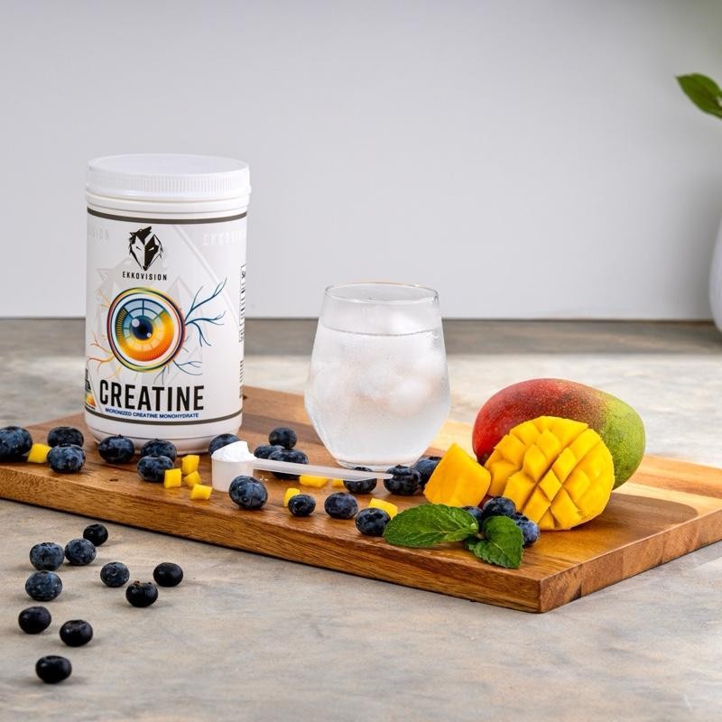 Ekko Creatine 3RD Party Tested Dietary Healthcare Supplement:_RASPBERRY WATERMELON_200 Servings