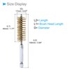 CoCud Bore Brush, 17mm Dia 4 Inch Length, Brass Cleaning