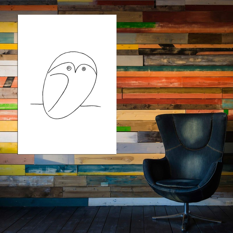 Spiffing Prints Pablo Picasso - Small Owl - Small -