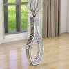 Artloge 30'' Tall Floor Vase Crushed Diamond Mirrored Vase for
