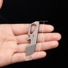 Titanium keychain tool,Lightweight Multipurpose Tool, Can Opener, Pry bar, Wrench