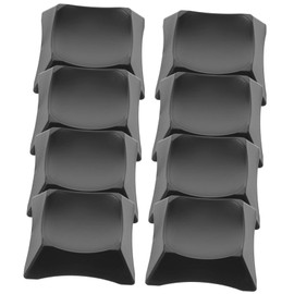 KOMBIUDA 8 Pieces Ball Display Base Football Stands for Display Bowling Ball Holder Mineral Ball Sports Music Fitness Plastic