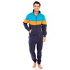 Skylinewears Men's Fleece Hooded Onesie Stylish Unisex Zip-Up Jumpsuit Pajamas