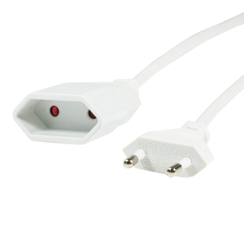 LogiLink CP125 Power Cable Euro CEE 7/16 Male to Female