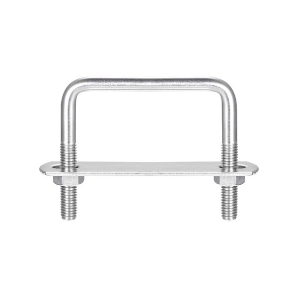sourcing map Square U-Bolts, 5 Sets 67mm(2.64") Inner Width 65mm