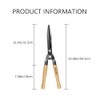 Berry&Bird Garden Hedge Shears,19.88''Heavy Duty Pruning Shear for Trimming Borders