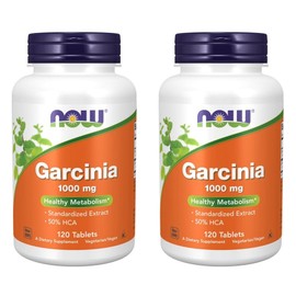 Now Foods Garcinia 1000mg Tablets, 120 Tablets, 2 Pieces / 나우푸드 가르시니아 1000mg 타블렛, 120정, 2개