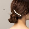 Jewel Box Hair Accessories, Pearl Line, Simple, Yaiai-maki Comb, Adult,