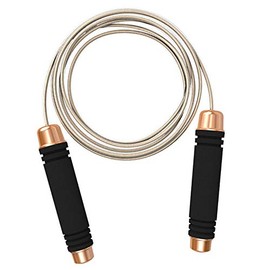 Cuerdas de Salto Ajustables para Ejercicio, pérdida de Peso, Entrenamiento de Velocidad y Resistencia, rodamientos de Bolas y Asas Antideslizantes de Espuma de Memoria (Black)