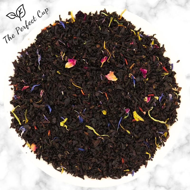 Earl Grey Rainbow Loose Leaf Tea, Bergamot Oil, Resealable Pouch