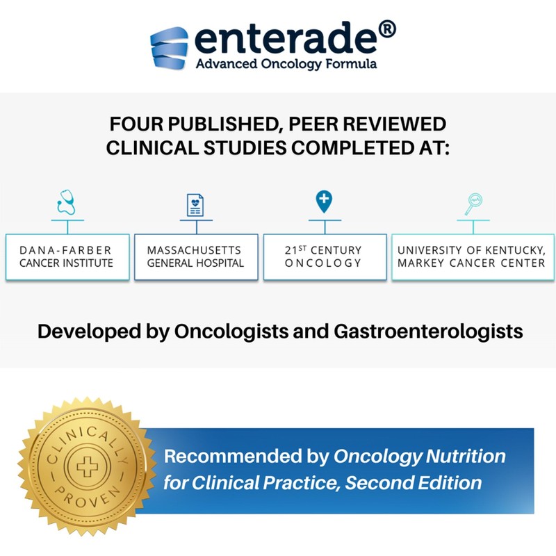enterade Advanced Oncology Oral Supplement Orange 8 oz Bottle 12