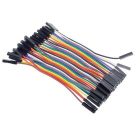 120pcs Dupont Wire 10cm 15cm 20cm 30cm 40cm Optional Breadboard Jumper Wires Assorted Kit Male to Female Male to Male Female to Female Multicolored Ribbon Cable (10cm kit)