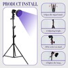 Tanning Lamp for Home Use with Adjustable Stand Purple Light