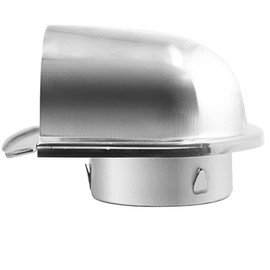 Hopbucan 4Inch 100mm Waterproof Stainless Steel Vent Vent Hood Anti- Exhaust Extractor for Wall Air Outlet Cover,D