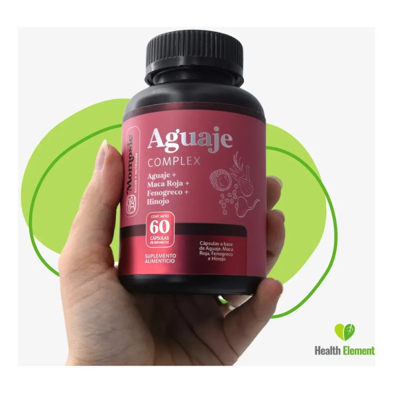 Aguaje + Fenogreco + Hinojo + Maca Roja 60 Cáps