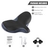 YLG Oversized Comfort Bike Seat - Memory Foam Replacement Saddle,