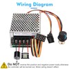 PWM DC Motor Speed Controller, DC 9V-60V & 10A Rated