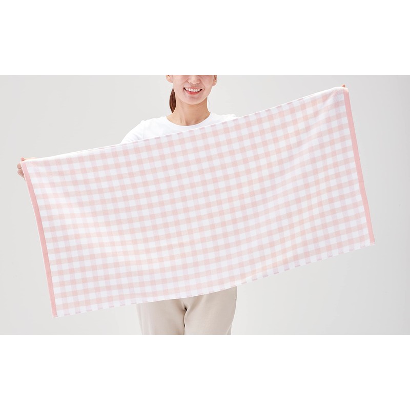 kosugizen Mini Bath Towel, Pastel Cloth, 19.7 x 39.4 inches