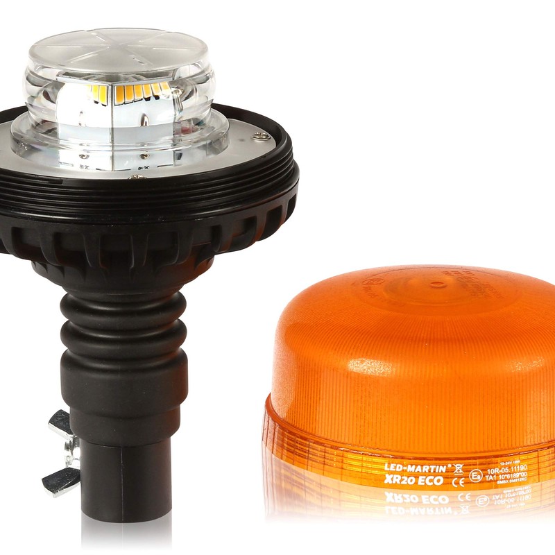 LED-MARTIN - XR20 ECO rotating beacon - yellow - DIN