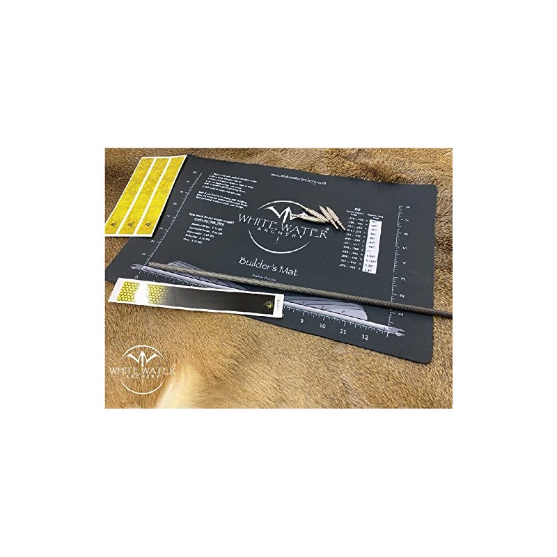 White Water Archery Builder’s Mat Arrow Wrap Installation Fletching Pad