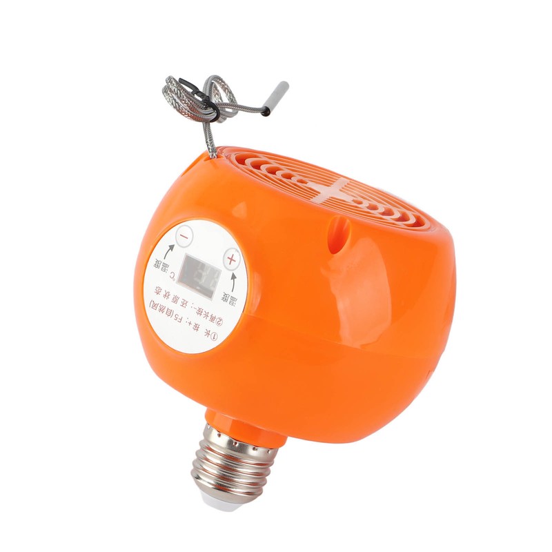 E27 Heating Lamp Auto Constant Temp Adjustable Poultry Heater Lamp