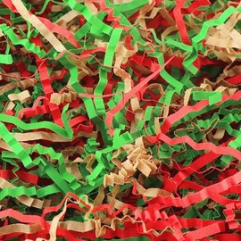 LKQBBSZ Crinkle Cut Paper Shred Filler, Raffia Paper Shredded Paper Stuffing for Gifts Wrapping Baskets Box Filling Easter Party Supply (Mixed)