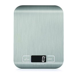 Digital Kitchen Scales Food Scale with stainless steel Platform Electronic Cooking with Backlit LCD Display Multifunction for Home Office Use 5kg 1g 11lb