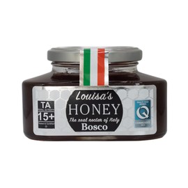 Louisa's Bosco Honey | Award-Winning Italian Raw & Pure Honey | TA 20+ (MGO 829+) | 100% Traceable | Sustainably Sourced | GMO, Gluten & Allergen Free | 350g