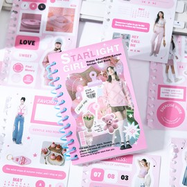 Vintage Scrapbook Stickers, Pre-Cut 350+ Sticker Book for Scrapbooking Bullet Journaling Stickers Ephemera Sticker Book for Junk Journal Supplies Quote Stickers DIY Art Crafts for Adults Teens Women