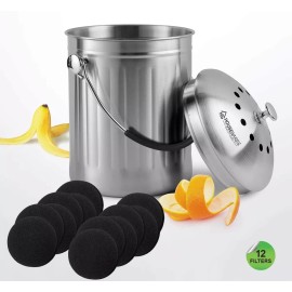 Housewares Solutions Artículos Para El Hogar Soluciones 12 Piezas De Carbón Activ