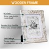 Califortree Rustic White 5x7 Picture Frame - Display Photos 4x6