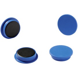 Durable 475306 Magnets in Industrial Packaging 32 mm 720 p - Blue (Pack of 20)