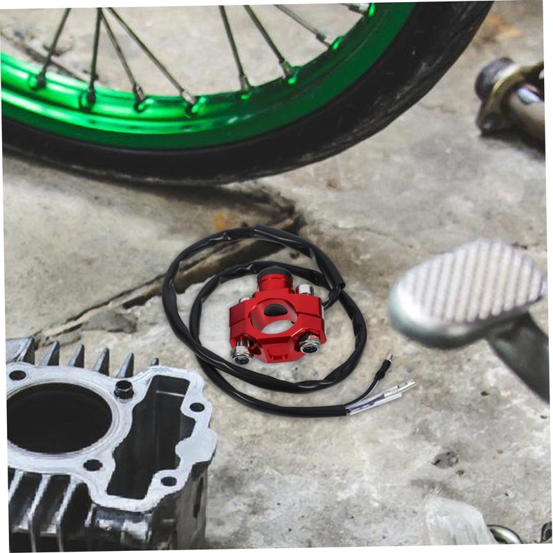 Mikinona Motorcycle Ignition Coil Switch with Horn Function Durable CNC