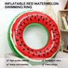 TSHAOUN Inflatable Durable Watermelon Swimming Ring Inflatable Pool Floating Swimming