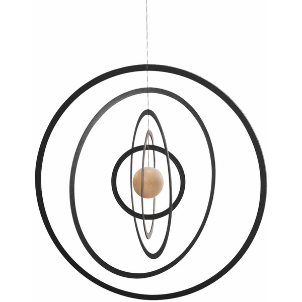 Flensted Mobiles Science Fiction Nature Mobile, Steel, Brown/Black, 24 x