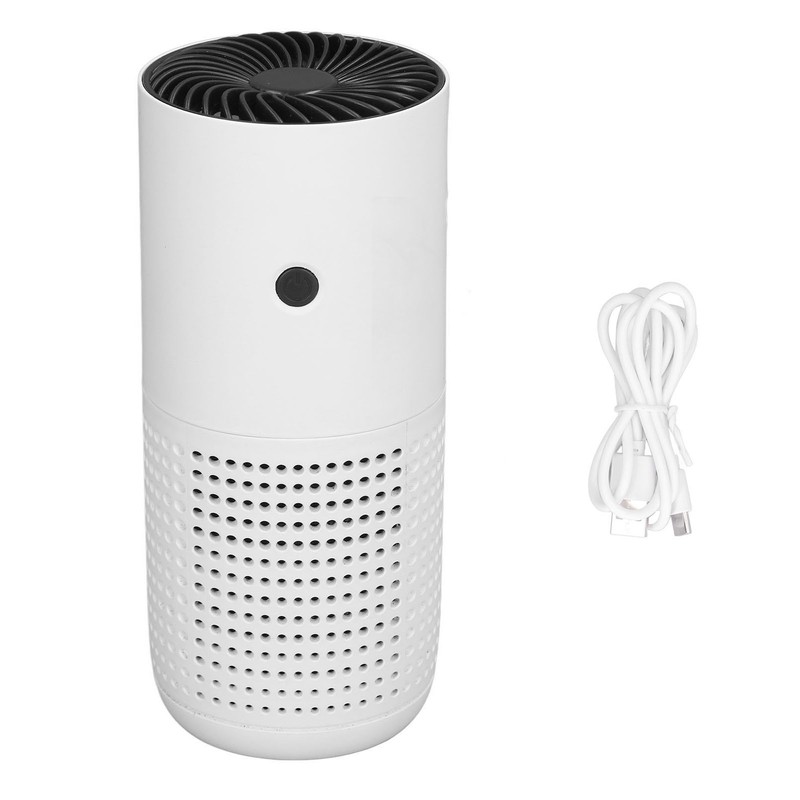 Car Air Purifier Frangrance Quiet Remove Smoke Dust USB Power