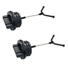Husqvarna 2 Pack of Genuine OEM Replacement Fuel Cap Assemblies # 501765602-2PK