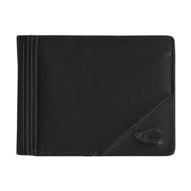 camel active Bags Taiga Men's RFID Portrait Leather Wallet Medium Black, black, 004215