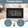 Mini Thermometer Hygrometer Embedded Digital LCD Temperature Humidity Meter with