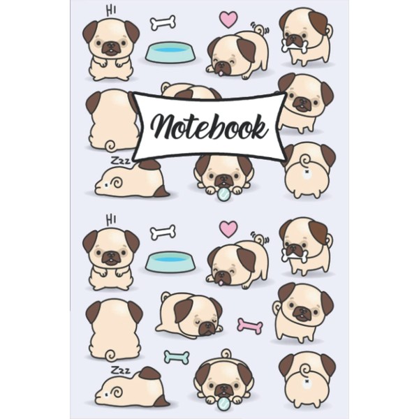 Composition Notebook: Pug Notebook: Dog - Notebook Journal College Dog
