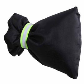 Outside Tap Covers for Winter, Large Outdoor Tap Cover Insulated Protector with Reflective Strip, Waterproof & Thickened Thermal Tap Jacket Protects Your Tap from Freezing Bursting - Black