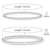 Elegance 11 designs Silver Beaded Bracelets for Women Silver Stack